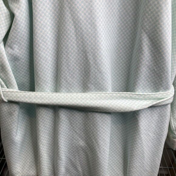 Earth Angels Women's Green Fleece Robe Size L Loungewear Soft Pastels Cozy - Picture 12 of 13